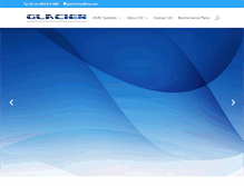 Tablet Screenshot of glacier-hvac.com